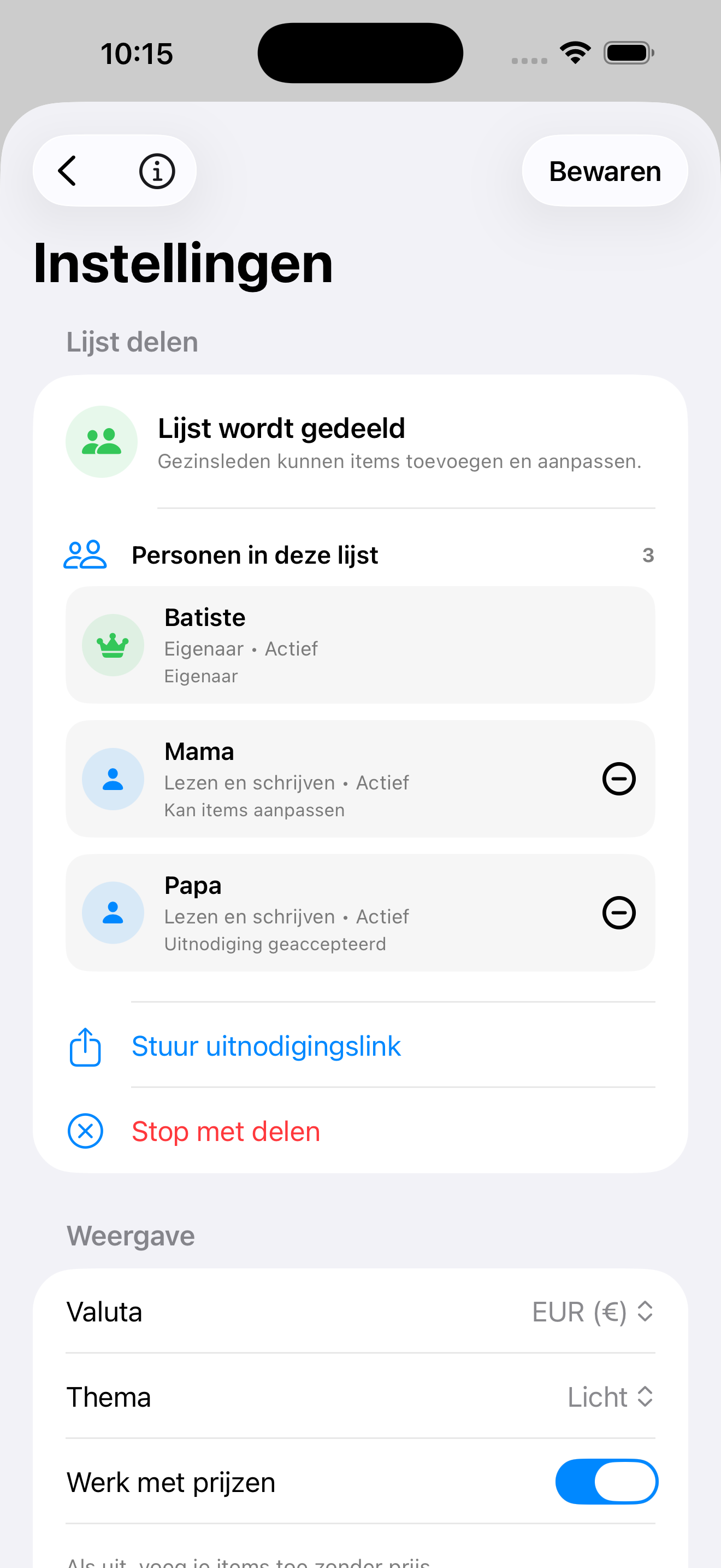 InMandje screenshot