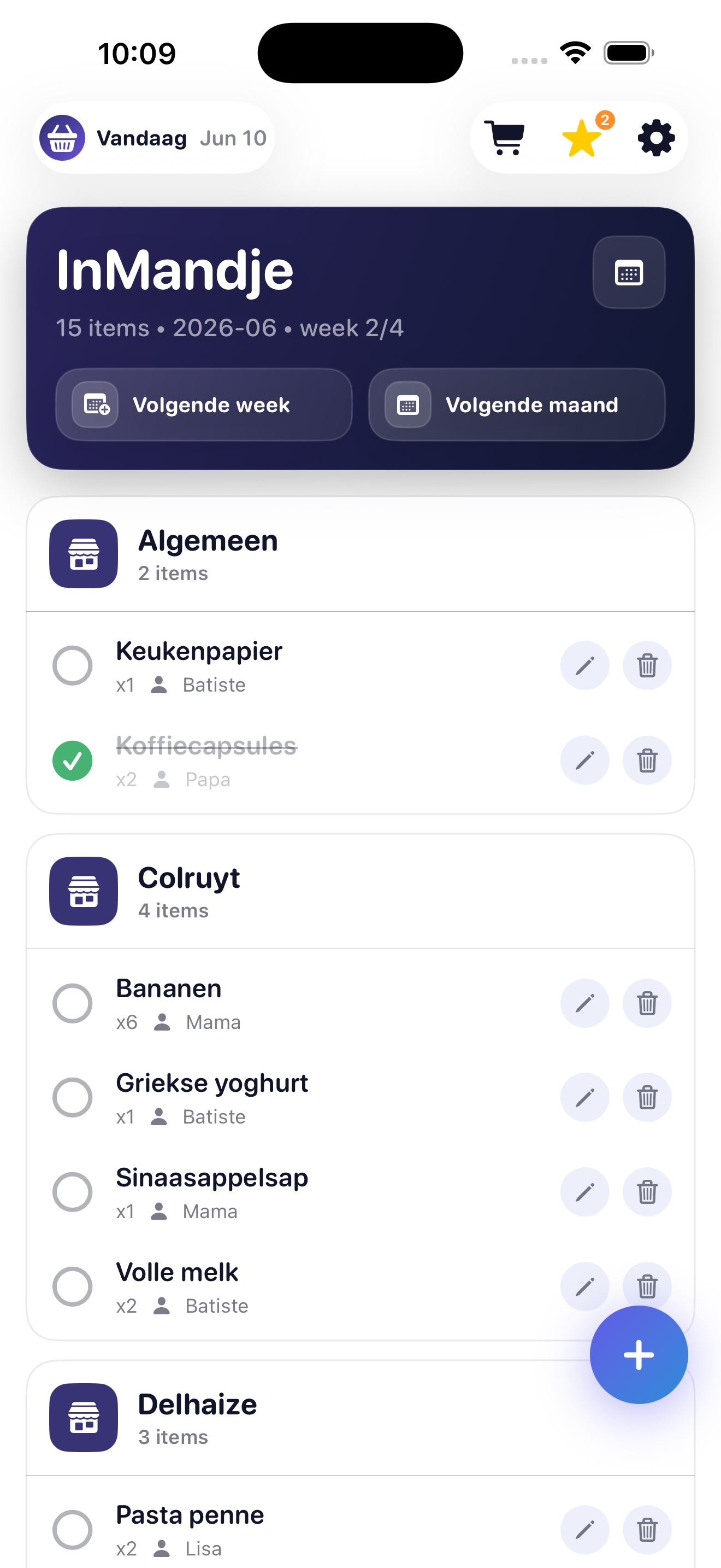 InMandje screenshot