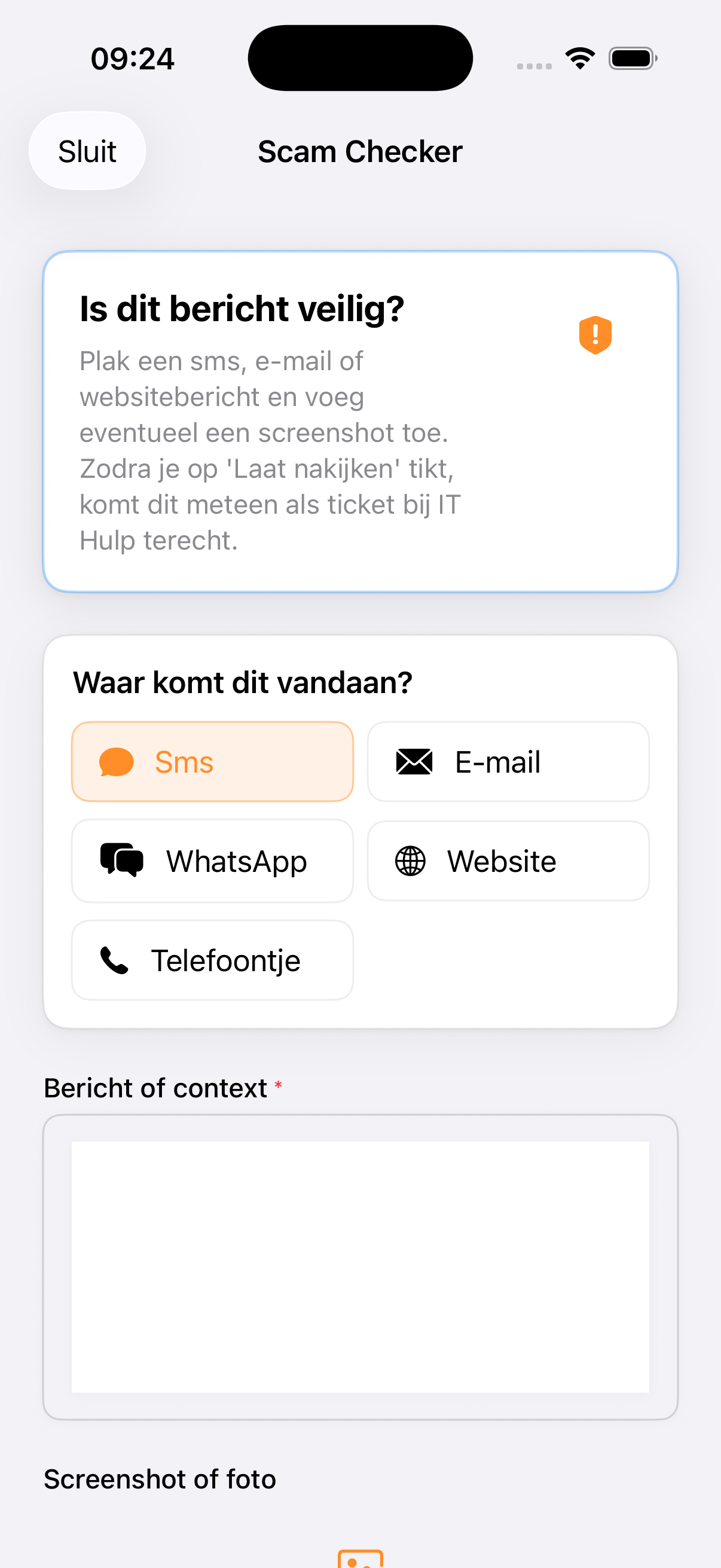 Mijn IT Hulp screenshot