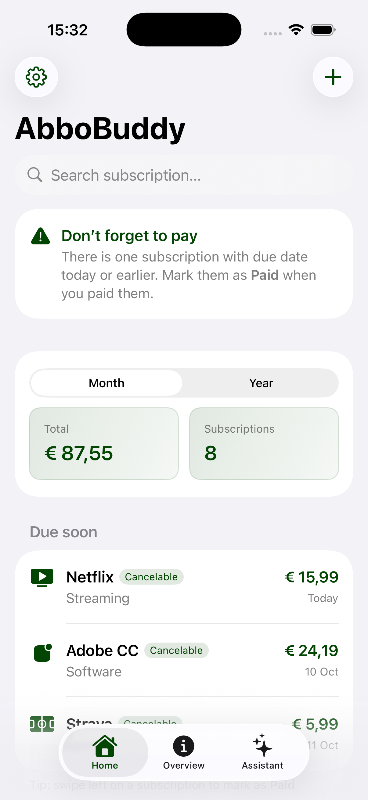 AbboBuddy screenshot