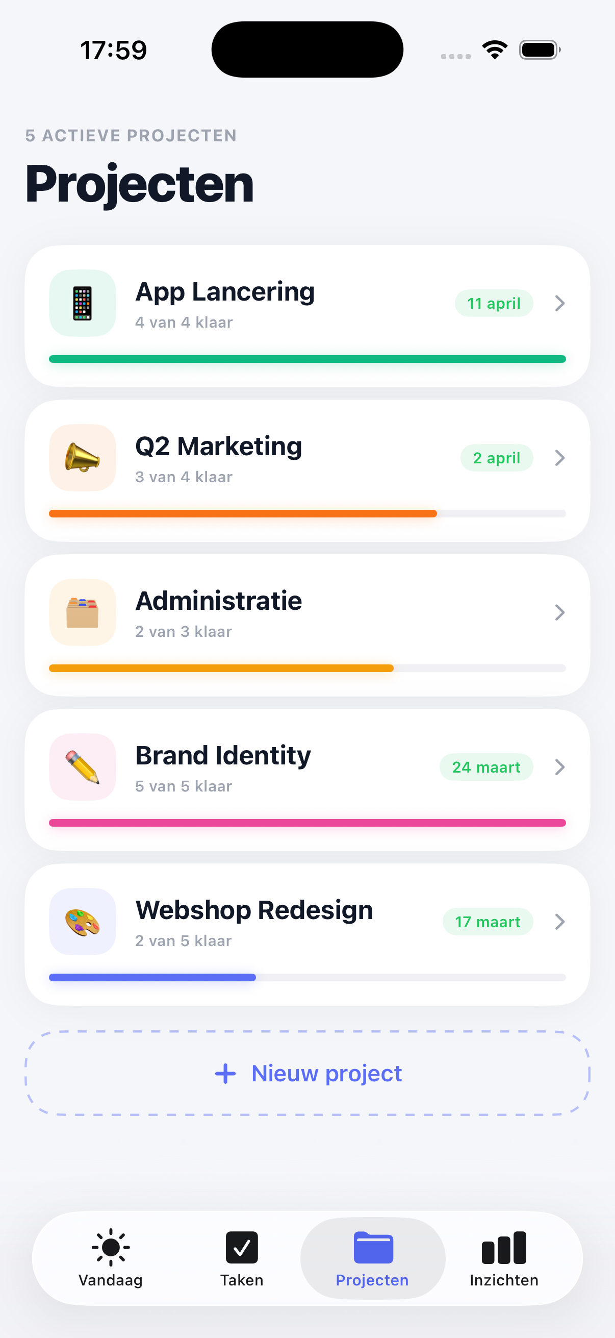 TaakFlow screenshot