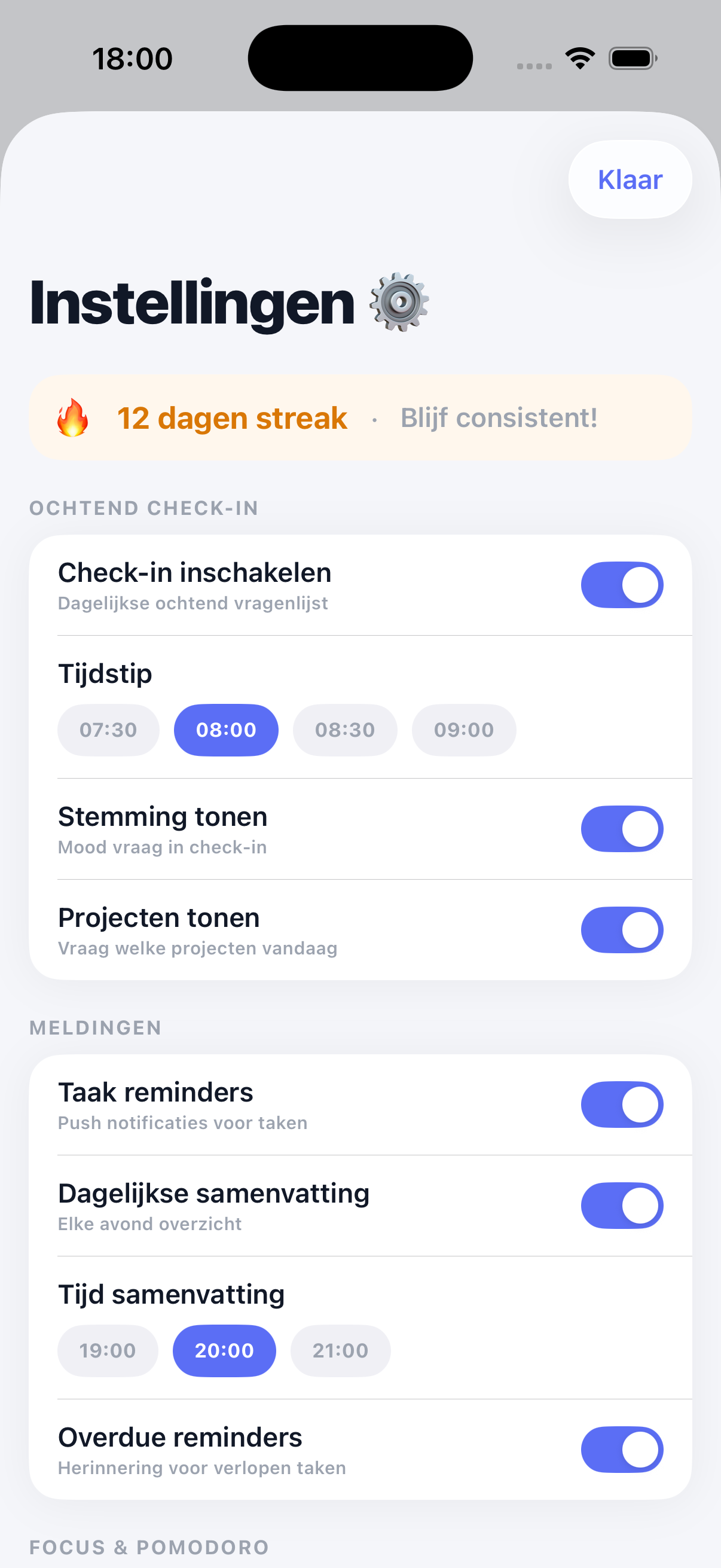 TaakFlow screenshot